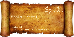 Szalai Kitti névjegykártya